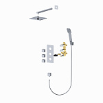 Душевая система встроенная с термостатом Timo Tetra-thermo SX-0179/00SM хром, фото 3